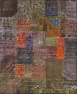 Structural II Oil Painting by Paul Klee