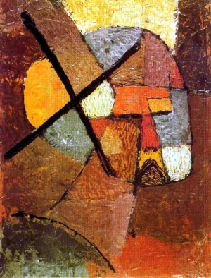 Stuck from the List Oil Painting by Paul Klee