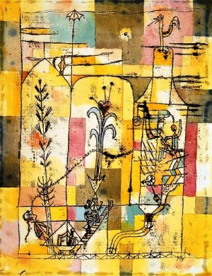 Tale a la Hoffmann by Paul Klee Oil Painting Reproduction