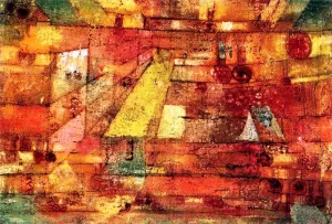 The Festival of the Asters Oil Painting by Paul Klee