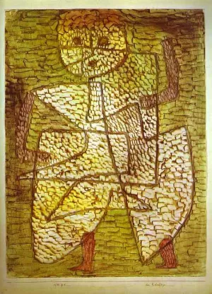 The Future Man Oil Painting by Paul Klee