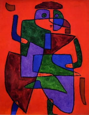 The Future Oil Painting by Paul Klee