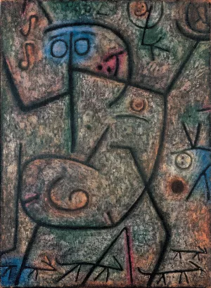 The Rumors Oil Painting by Paul Klee