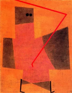 The Step Oil Painting by Paul Klee