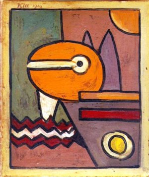 Through the Eye by Paul Klee Oil Painting Reproduction