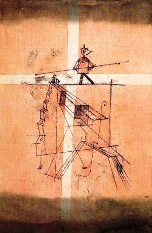 Tightrope Walker by Paul Klee Oil Painting Reproduction