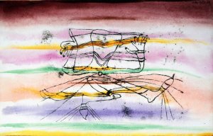 Veil Dance by Paul Klee Oil Painting Reproduction