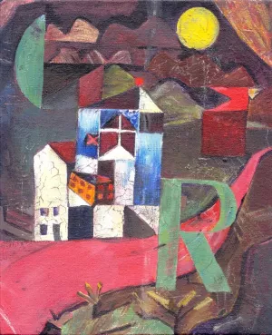 Villa R Oil Painting by Paul Klee