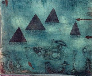 Water Pyramids by Oil Painting Reproduction