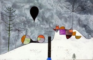 Winter Picture by Paul Klee Oil Painting Reproduction